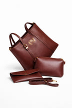 3 PIECE TOTE BAG (BROWN EDITION)